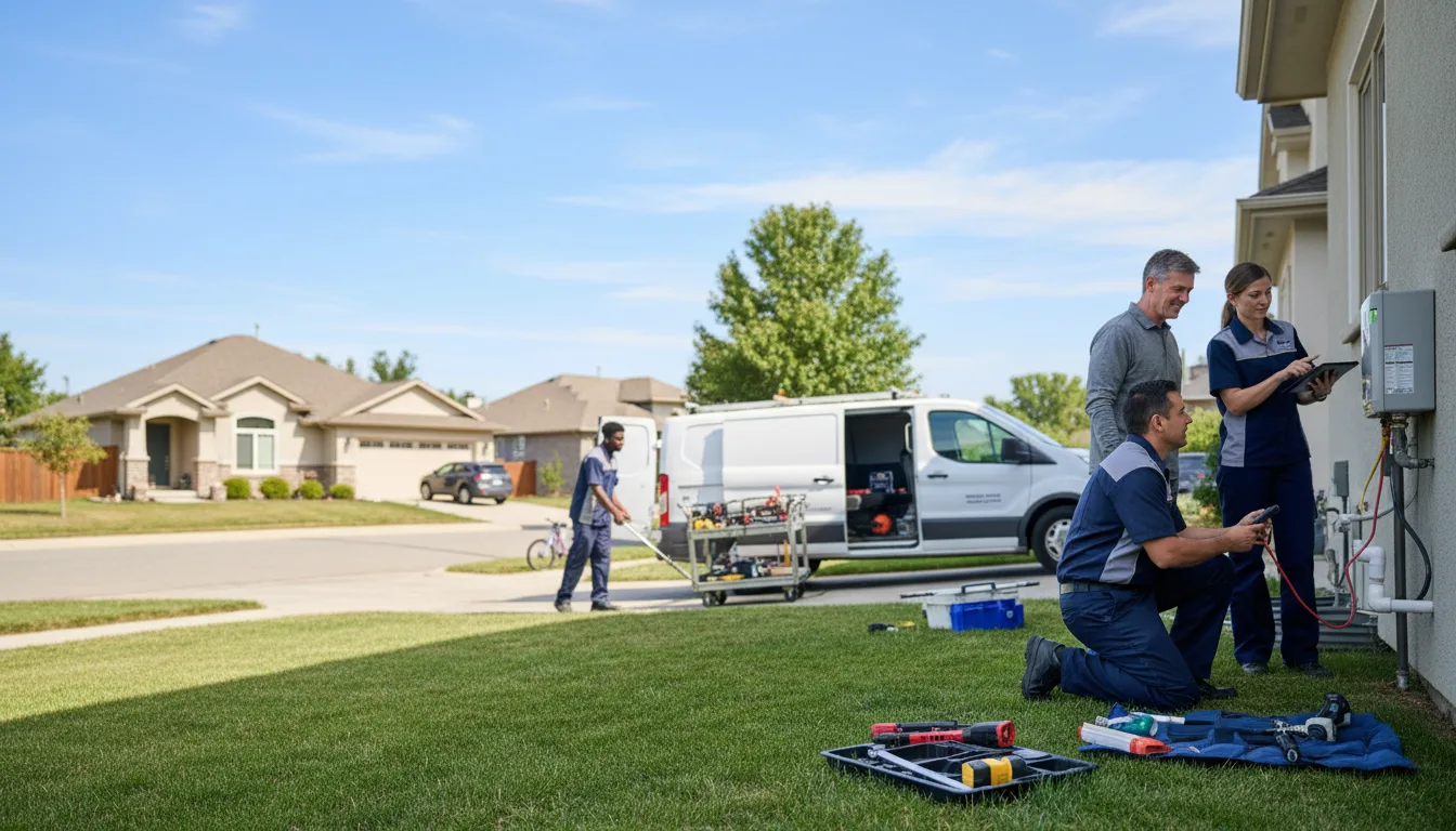Tankless water heater service in Saxonburg, PA